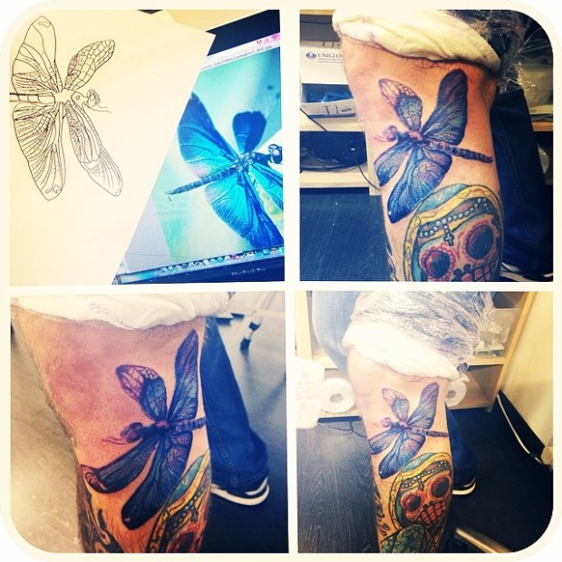 i love dragonflies and i love tattoos! what a wonderful day ;)